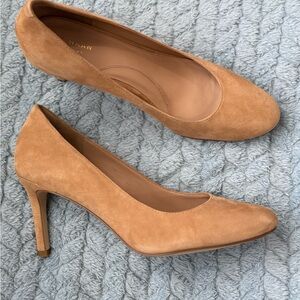 Cole Haan Women's Camel Suede Heels